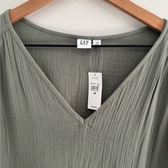 Gap Factory Gauze Puff Sleeve Mini‎ Dress XS - Picture 6 of 11